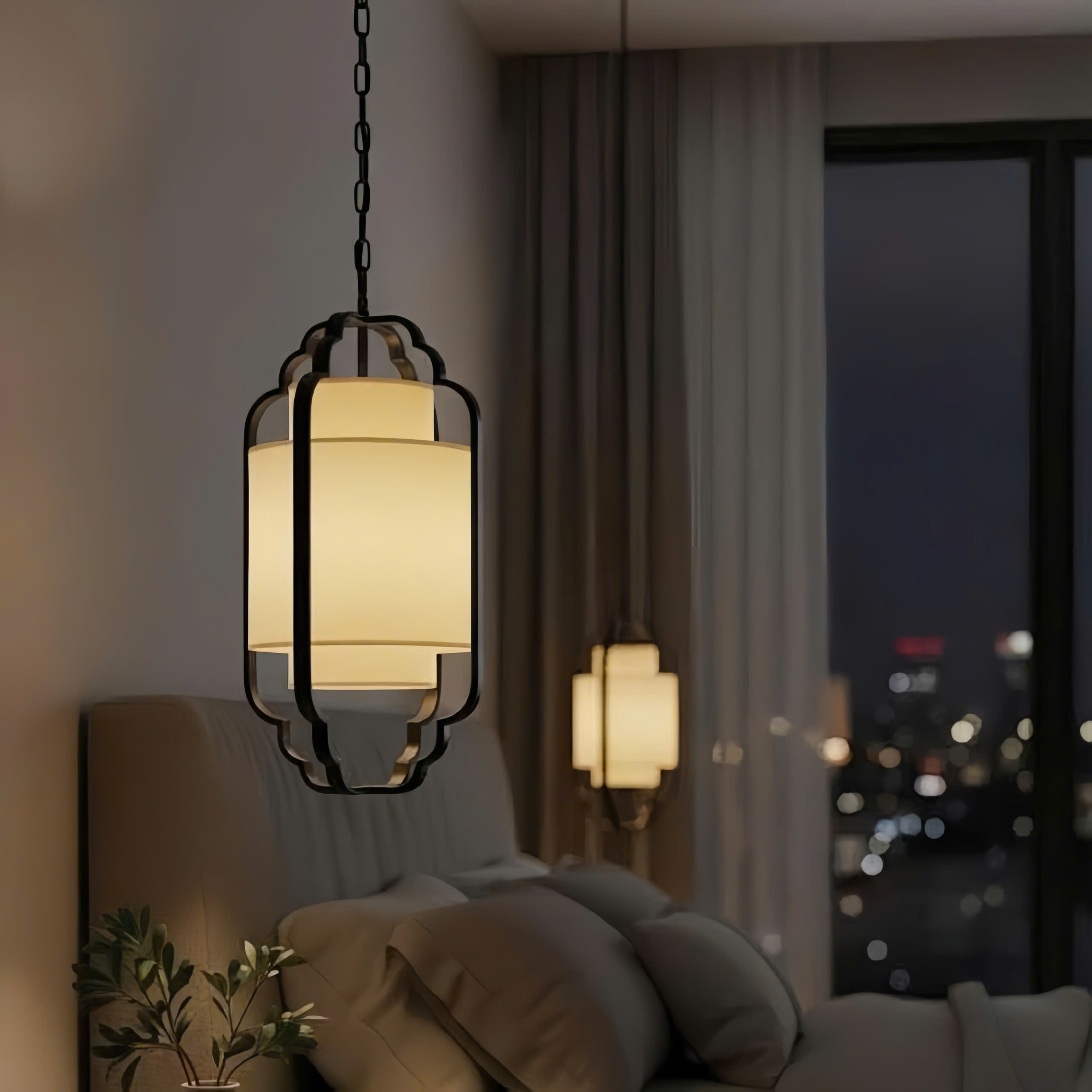 Đèn Thả Lồng Đèn Nét Đẹp Á Đông SNT6092