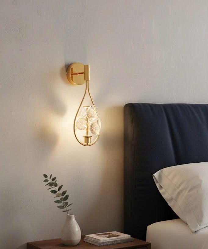 Đèn tường pha lê hình giọt sương sang trọng SNT6119