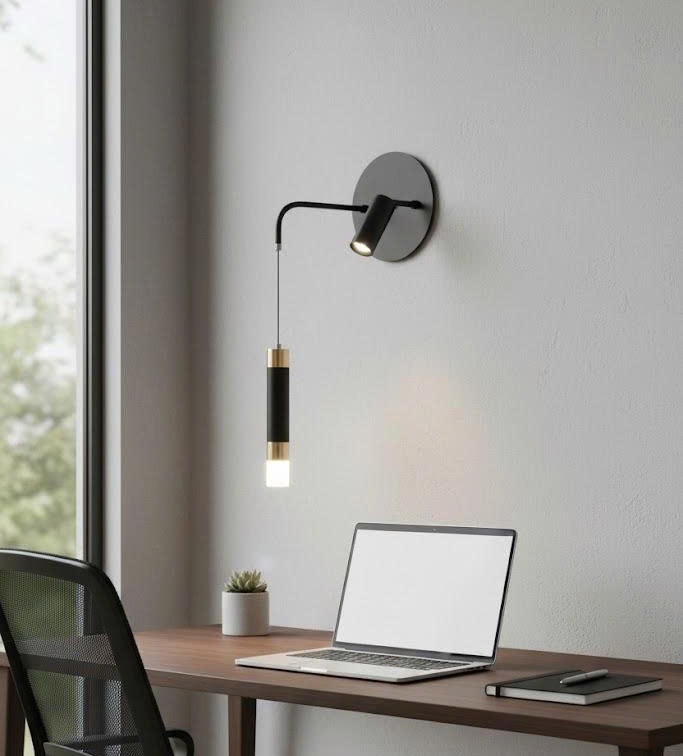 Đèn tường thả đầu giường tối giản SNT6128