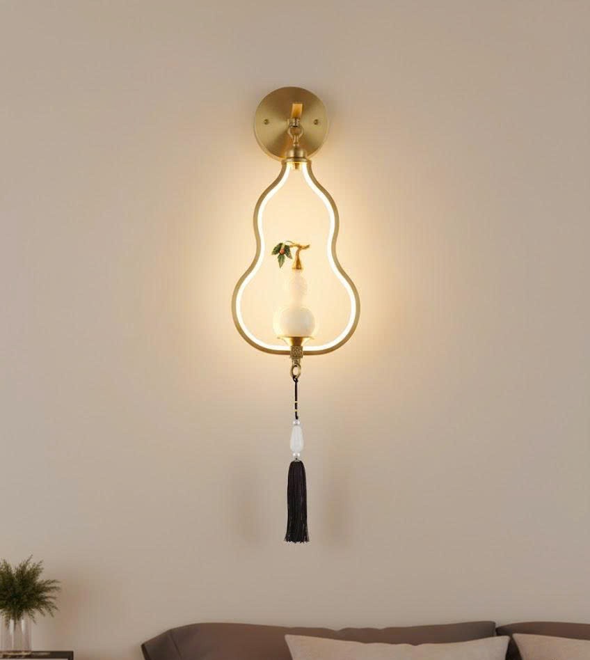 Đèn tường đồng hình hồ lô SNT6136