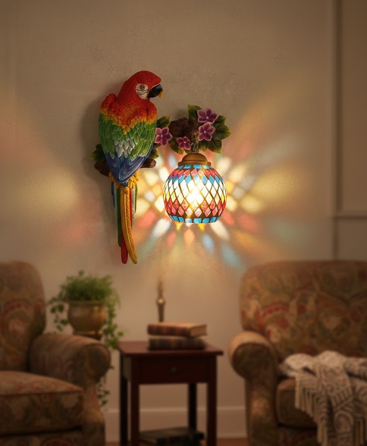 Đèn tường hình con vẹt nhiệt đới SNT6152