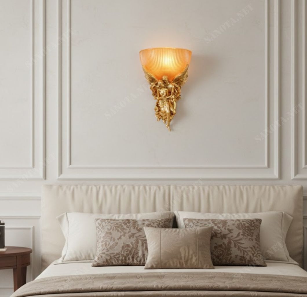 Đèn tường đôi thiên thần sang trọng SNT6158 - Ảnh 3