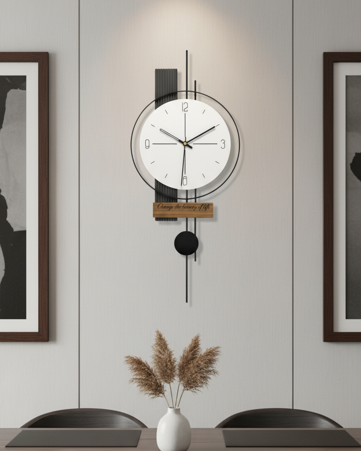 Đồng hồ vòng tròn thời gian SNT6144 sở hữu thiết kế đột phá, mang đậm chất Geometric Abstract (Trừu tượng Hình học)......