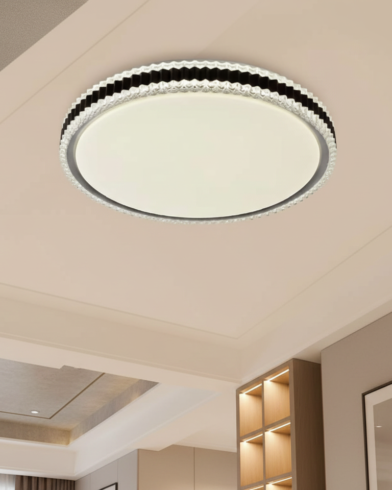 Đèn Led ốp trần Tròn Viền Răng Cưa SNT5860