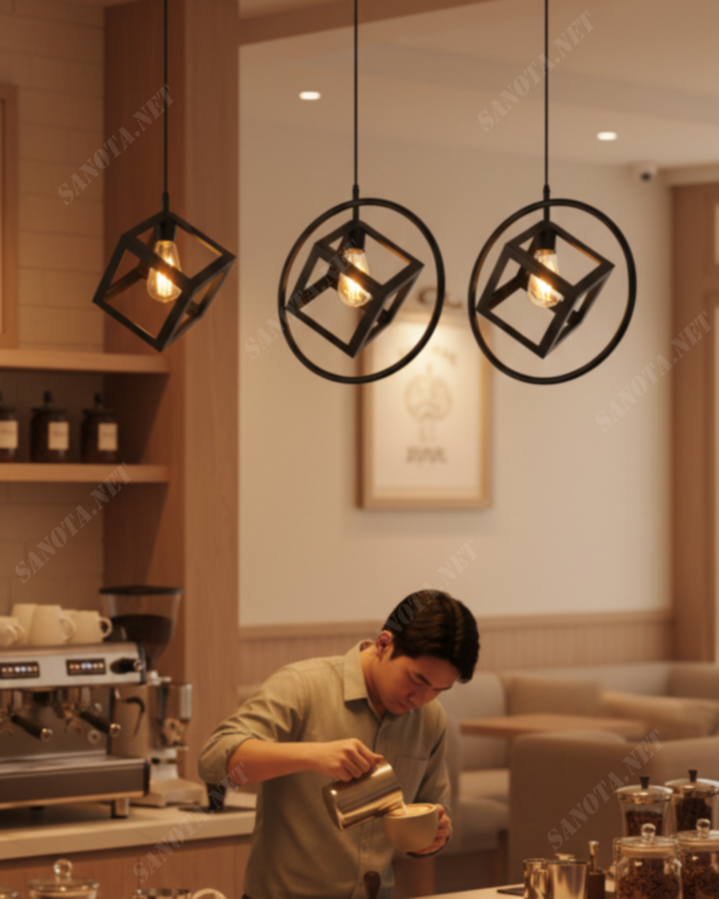 Đèn thả hình khối hiện đại SNT5857 - Ảnh 2