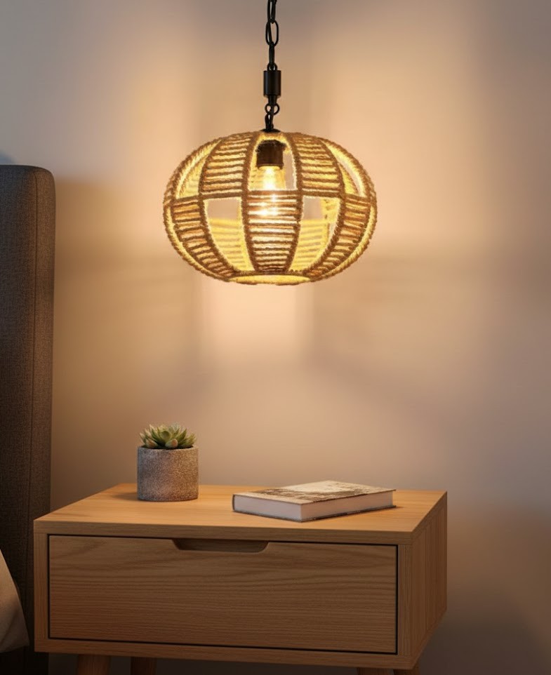 Đèn thả dây thừng hình quả cầu SNT6170